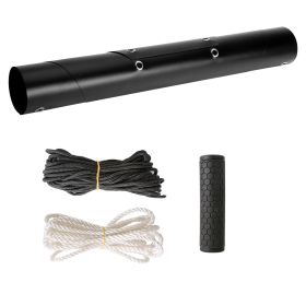 Deer Drag Sled with Handle Deer Cart Game Hauler Snow Sledding Pad Hunting Gear Supplies with 32.8FT Black Rope 16.1FT White Rope for Hunting Ice