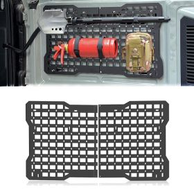 Tailgate Panel Cargo Shelf Storage Luggage Holder Carrier (Color: black, Type: Style B)